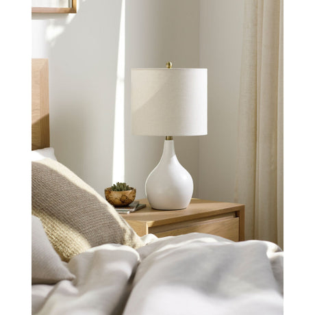 Modern European furniture - Ceramic Vase-Inspired Table Lamp - www.oroa.com