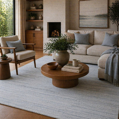 Modern European furniture - Hand-Knotted Wool Fringed Carpet - www.oroa.com