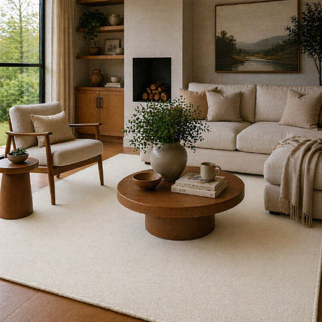 Modern European furniture - Hand-Knotted Wool Fringed Carpet - www.oroa.com
