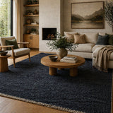 Modern European furniture - Hand-Knotted Wool Fringed Carpet - www.oroa.com