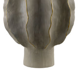 Modern European furniture - Gray Scuptured Accent Table Lamp - www.oroa.com