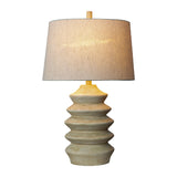 Modern European furniture - Painted Cream Accent Table Lamp - www.oroa.com