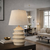 Modern European furniture - Painted Cream Accent Table Lamp - www.oroa.com