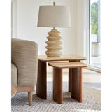 Modern European furniture - Painted Cream Accent Table Lamp - www.oroa.com