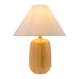 Modern European furniture - Beige Wood Veneer Table Lamp - www.oroa.com