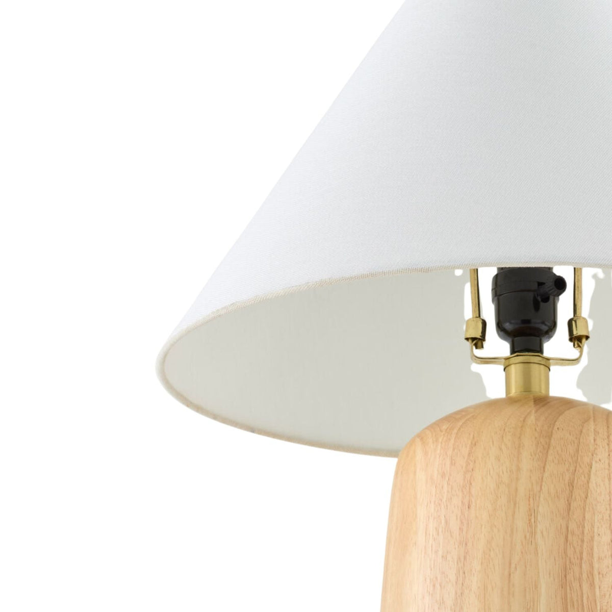 Modern European furniture - Beige Wood Veneer Table Lamp - www.oroa.com