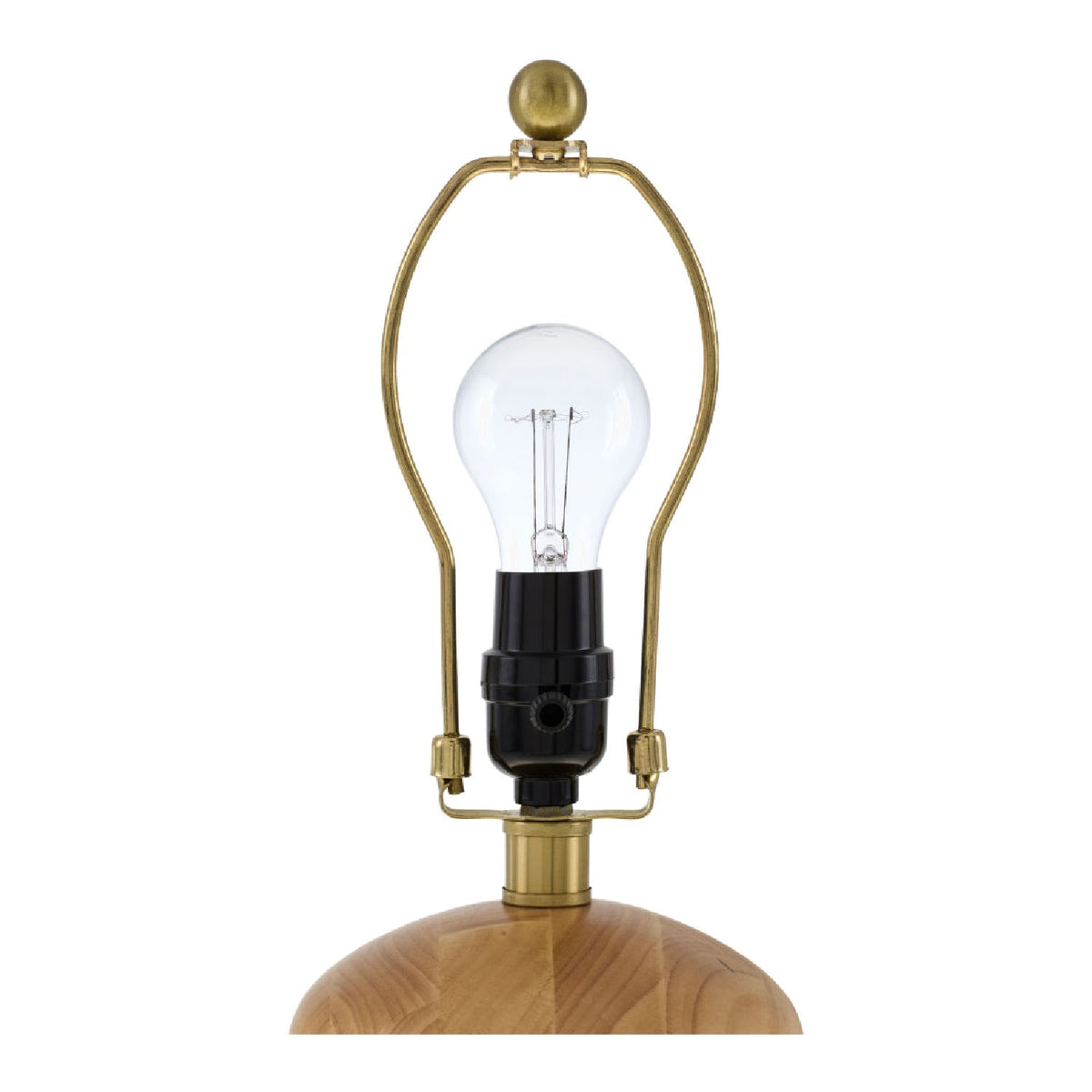 Modern European furniture - Beige Wood Veneer Table Lamp - www.oroa.com