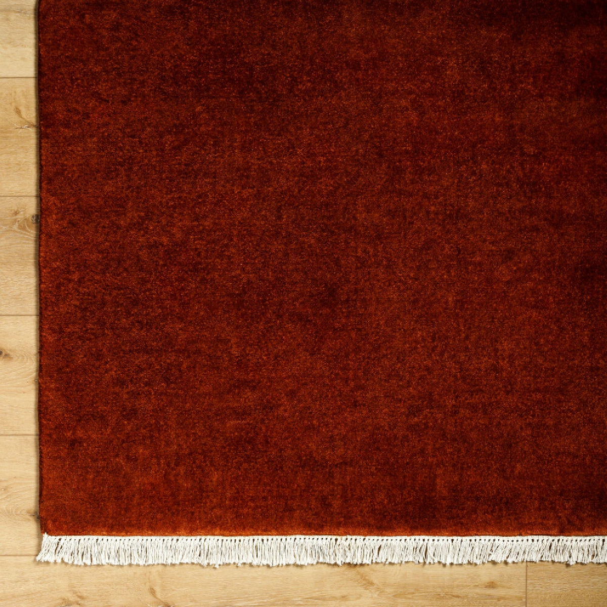 Modern European furniture - Hand-Loomed Wool Fringe Square Carpet - www.oroa.com