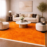 Modern European furniture - Hand-Loomed Wool Fringe Square Carpet - www.oroa.com
