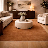 Modern furniture - Hand-Loomed Wool Fringe Table Runner - www.oroa.com