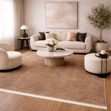 Modern European furniture - Hand-Loomed Wool Fringe Square Carpet - www.oroa.com