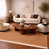 Modern European furniture - Hand-Loomed Wool Fringe Square Carpet - www.oroa.com