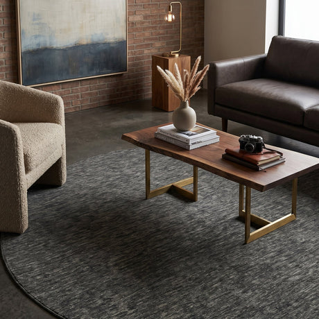 Modern furniture - Hand-Loomed Wool Fringe Round Carpet - www.oroa.com