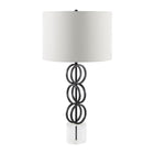 Modern European furniture - Metal Rings Accent Table Lamp - www.oroa.com