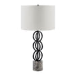 Modern European furniture - Metal Rings Accent Table Lamp - www.oroa.com
