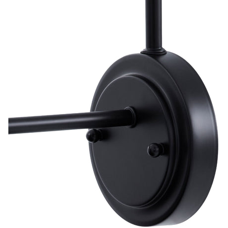 Modern European furniture - Black Metal Accent Wall Lamp - www.oroa.com