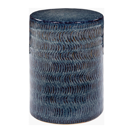Modern European furniture - Blue Glazed Garden Stool - www.oroa.com