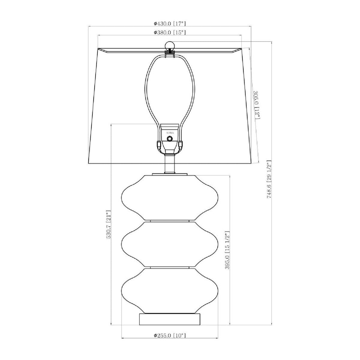 Modern European furniture - White Glass Accent Table Lamp - www.oroa.com