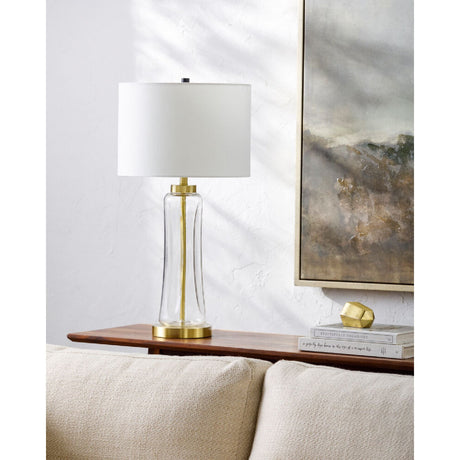 Modern European furniture -  Translucent Glass Cotton Table Lamp - www.oroa.com