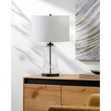 Modern European furniture - Clear Glass Cotton Table Lamp - www.oroa.com