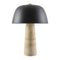 Modern European furniture - Metal Shade Travertine Table Lamp L - www.oroa.com