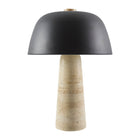 Modern European furniture - Metal Shade Travertine Table Lamp L - www.oroa.com