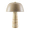 Modern European furniture - Metal Shade Travertine Table Lamp L - www.oroa.com