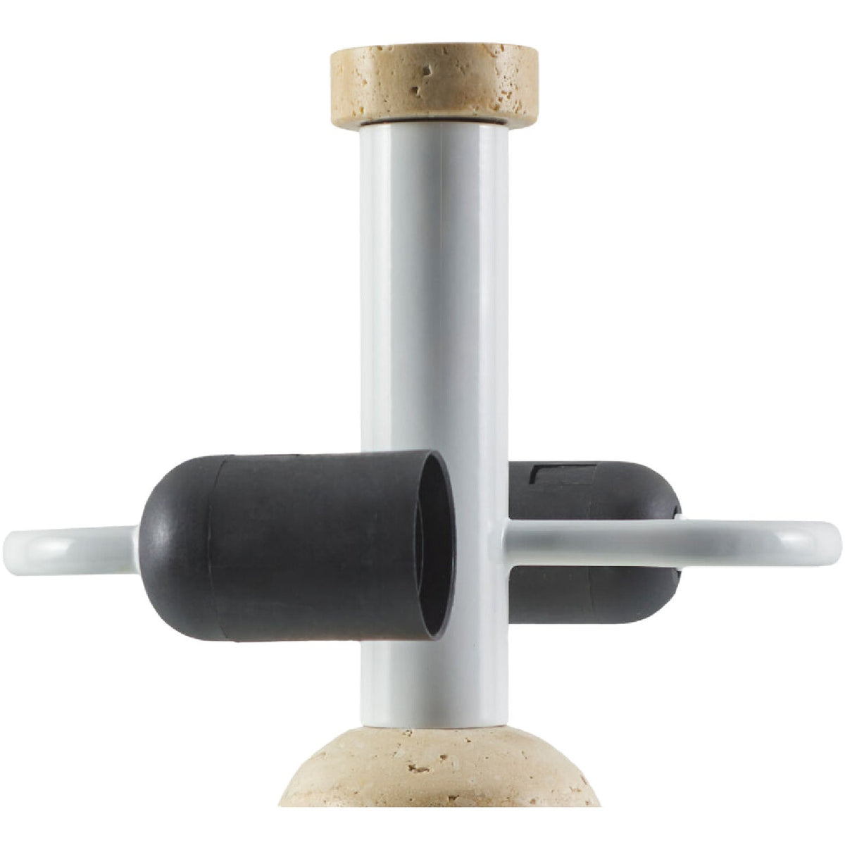 Modern European furniture - Metal Shade Travertine Table Lamp L - www.oroa.com