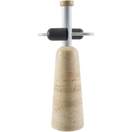 Modern European furniture - Metal Shade Travertine Table Lamp L - www.oroa.com