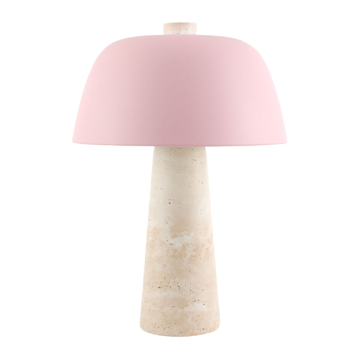 Modern European furniture - Metal Shade Travertine Table Lamp L - www.oroa.com
