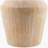 Modern European furniture - Glazed Beige Ceramic Table Lamp - www.oroa.com