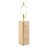 Modern European furniture - Burnished Beige Travertine Table Lamp - www.oroa.com