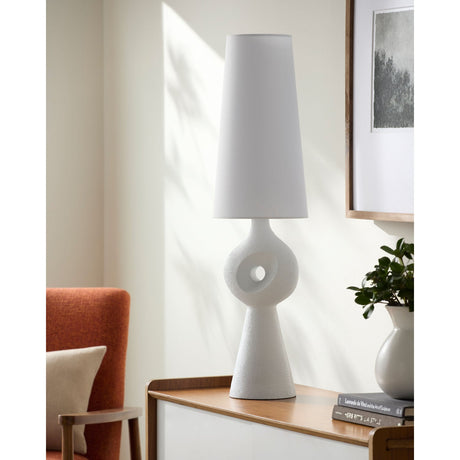 Modern European furniture - Sculptured Base Accent Table Lamp - www.oroa.com