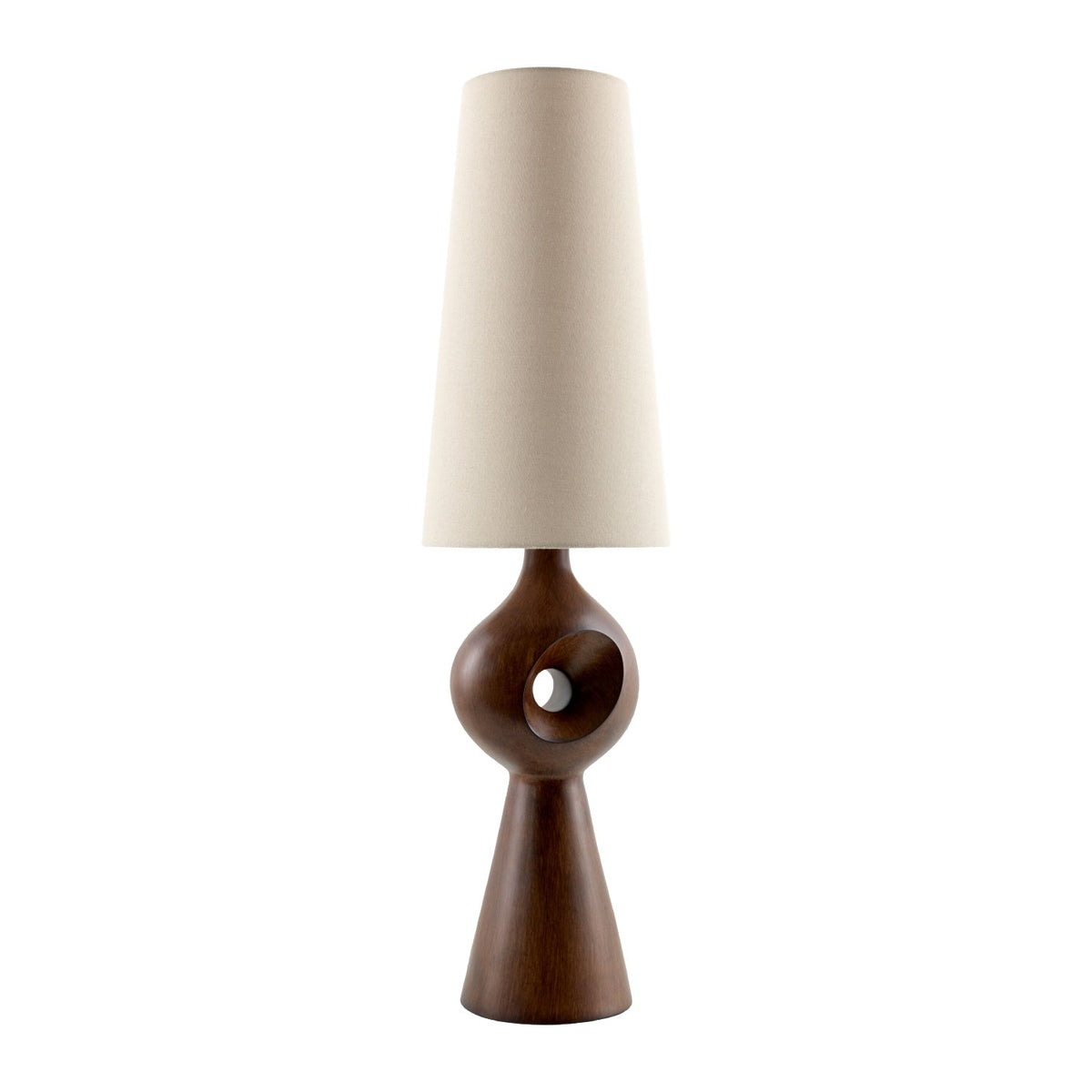 Modern European furniture - Sculptured Base Accent Table Lamp - www.oroa.com