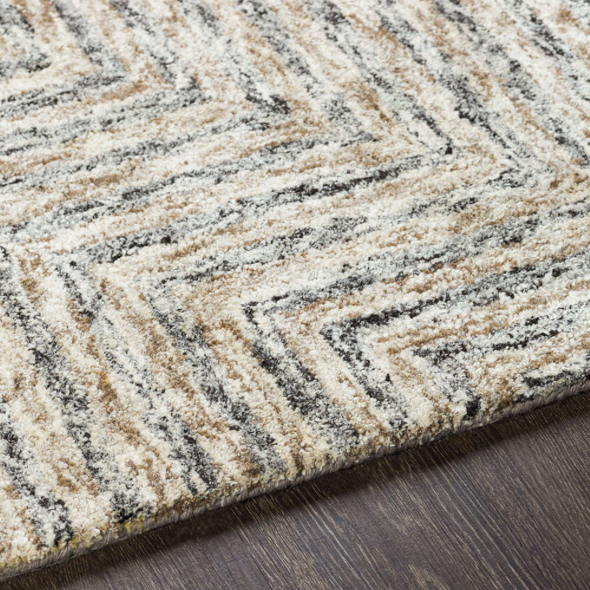 Modern furniture - Textured Wool Blend Square Carpet - www.oroa.com