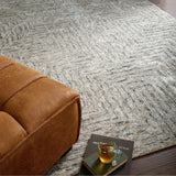 Modern furniture - Textured Wool Blend Square Carpet - www.oroa.com