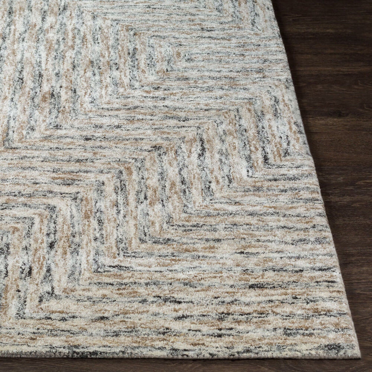 Modern furniture - Textured Wool Blend Square Carpet - www.oroa.com