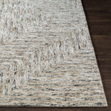 Modern furniture - Textured Wool Blend Square Carpet - www.oroa.com