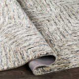 Modern furniture - Textured Wool Blend Square Carpet - www.oroa.com