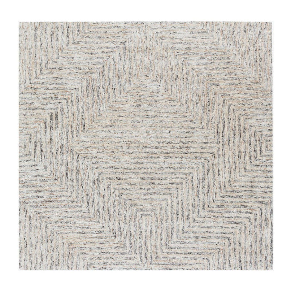 Modern furniture - Textured Wool Blend Square Carpet - www.oroa.com