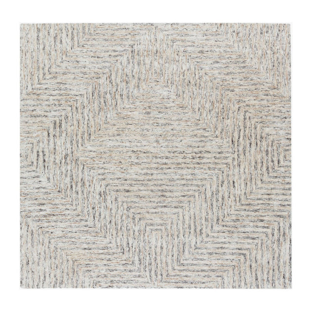 Modern furniture - Textured Wool Blend Square Carpet - www.oroa.com