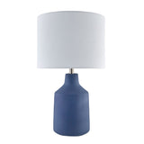 Modern European furniture - Painted Cement Accent Table Lamp - www.oroa.com