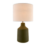 Modern European furniture - Painted Cement Accent Table Lamp - www.oroa.com