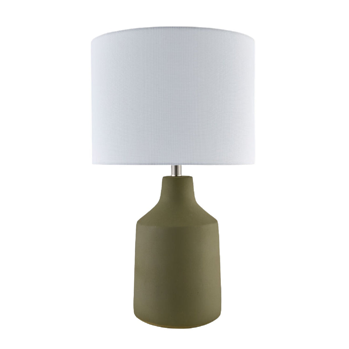 Modern European furniture - Painted Cement Accent Table Lamp - www.oroa.com