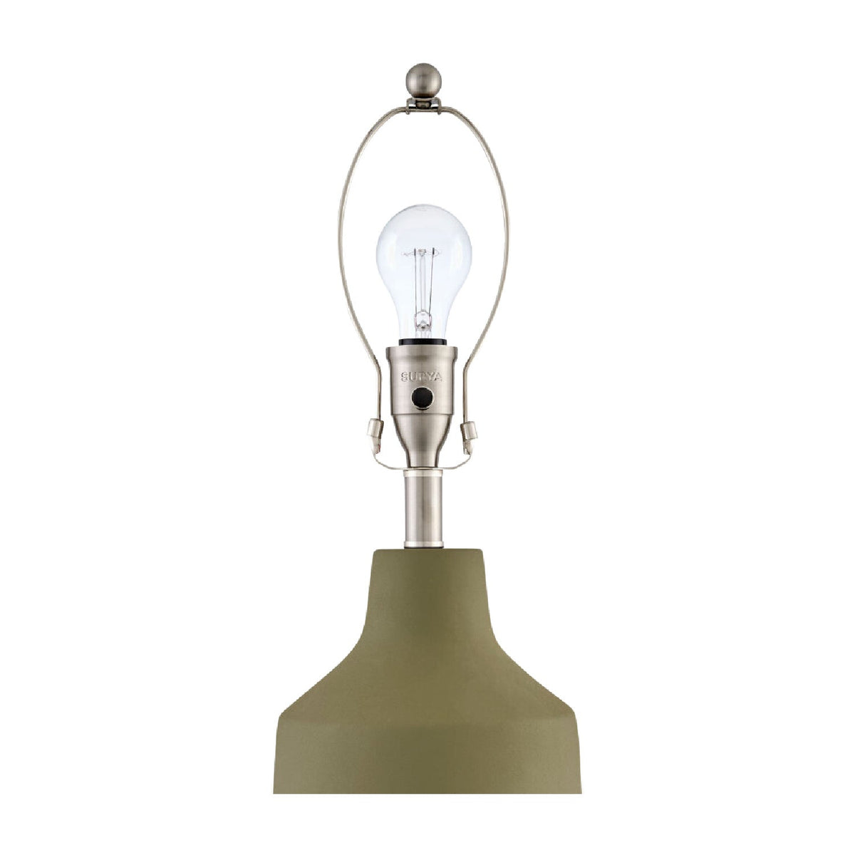 Modern European furniture - Painted Cement Accent Table Lamp - www.oroa.com