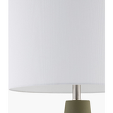 Modern European furniture - Painted Cement Accent Table Lamp - www.oroa.com