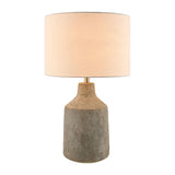 Modern European furniture - Painted Cement Accent Table Lamp - www.oroa.com