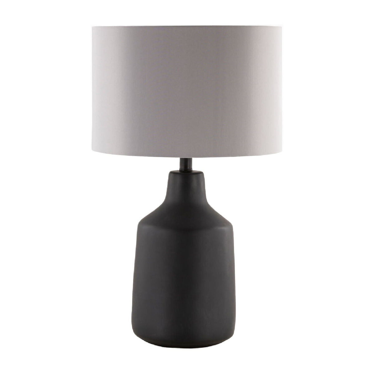 Modern European furniture - Concrete Base Linen Table Lamp - www.oroa.com