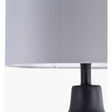 Modern European furniture - Concrete Base Linen Table Lamp - www.oroa.com