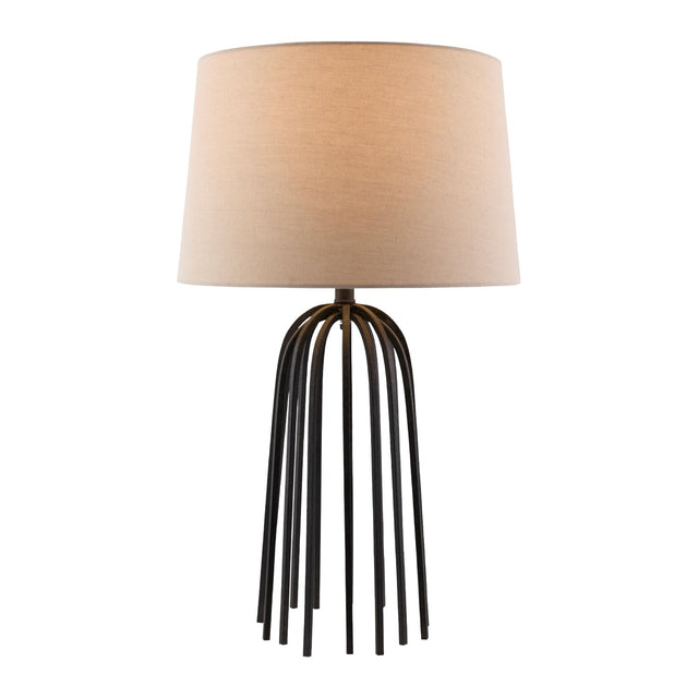Modern European furniture - Black Iron Table Lamp - www.oroa.com